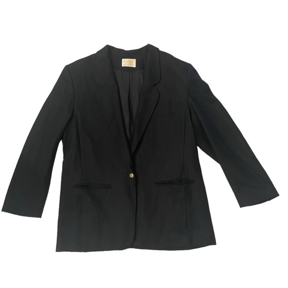 PENDLETON | Black Wool Blazer | Size 18 - Picture 1 of 8